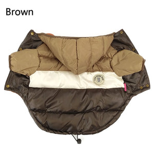 New Winter Pet Dog Clothes Warm Down Jacket Waterproof Coat Hoodies For French Bulldog Chihuahua Small Dogs Pets Clothing Puppy