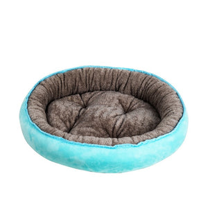 Dog Bed Warming Kennel Washable Pet Floppy Extra Comfy Plush Rim Cushion and Nonslip Bottom dog beds for large  small dogs House