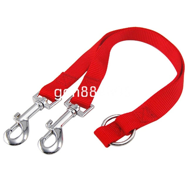 WALK 2 Two DOGS Leash COUPLER Double Twin Lead Walking Leash