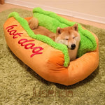 Hot Dog Bed various Size Large Dog Lounger Bed Kennel Mat Soft Fiber Pet Dog Puppy Warm Soft Bed House Product For Dog And Cat