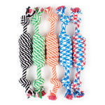 1 Pcs 27CM Dog Toys Funny Cotton Rope Toys For Small Puppy Dogs Pet Chew Toys Pet Supplies Random Colors