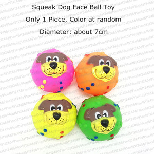 Rubber Squeak Toy for Dog Screaming Chicken Chew Bone Slipper Squeaky Ball Dog Toys Tooth Grinding & Training Pet Toy Supplies