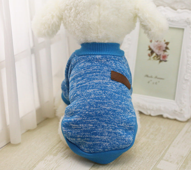 Dog Clothes For Small Dogs Soft Pet Dog Sweater Clothing For Dog Winter Chihuahua Clothes Classic Pet Outfit Ropa Perro 15S1