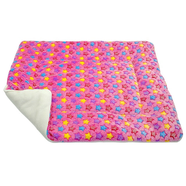 Winter Dog Bed Blanket Soft Fleece Pet Sleeping Bed Cover Mats Warm Sofa Cushion Mattress For Small Large Dogs Cats Cama Perro