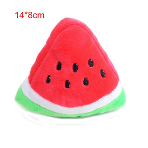 pawstrip 1pc Plush Dog Toys Squeaky Bone Ice Cream Carrot Puppy Chew Toy Interactive Cat Toys Pet Dog Sound Toys For Small Dogs