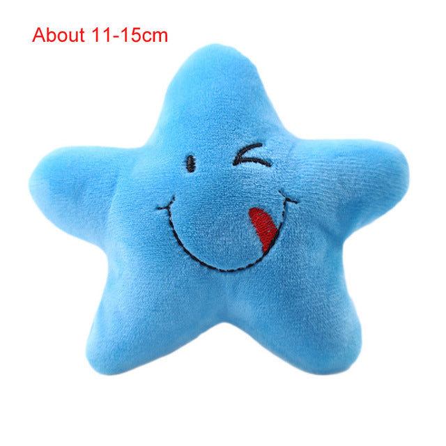 pawstrip 1pc Plush Dog Toys Squeaky Bone Ice Cream Carrot Puppy Chew Toy Interactive Cat Toys Pet Dog Sound Toys For Small Dogs