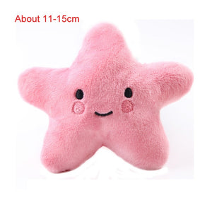 pawstrip 1pc Plush Dog Toys Squeaky Bone Ice Cream Carrot Puppy Chew Toy Interactive Cat Toys Pet Dog Sound Toys For Small Dogs