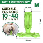 Pet Dog Toothbrush Chew Toy Doggy Brush Stick Soft Rubber Teeth Cleaning Dot Massage Toothpaste for Small dogs Pets Toothbrushes