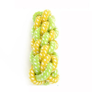 1PC Pet Supply Dog Toys Dogs Chew Teeth Clean Outdoor Training Fun Playing Green Rope Ball Toy For Large Small Dog Cat