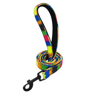 4ft Fashion Pattern Dog Leash Printed Nylon Pet Leash Rope For Small Medium Dogs Soft Pet Walking Leashes Chihuahua Pitbull