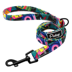 4ft Fashion Pattern Dog Leash Printed Nylon Pet Leash Rope For Small Medium Dogs Soft Pet Walking Leashes Chihuahua Pitbull