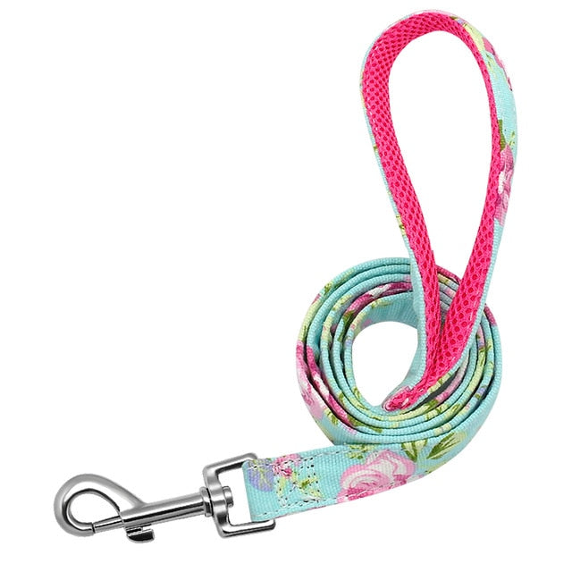 4ft Fashion Pattern Dog Leash Printed Nylon Pet Leash Rope For Small Medium Dogs Soft Pet Walking Leashes Chihuahua Pitbull