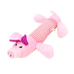 HILIFE Funny Plush Toys Dog Cat Fleece Toys Durability Squeak Chew Sound Dolls Elephant Duck Pig Fit for All Pets Pet Products